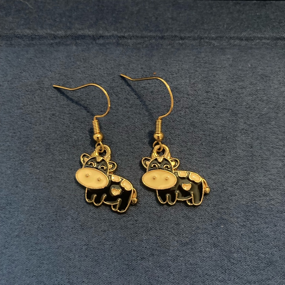 Cute Cow Earrings